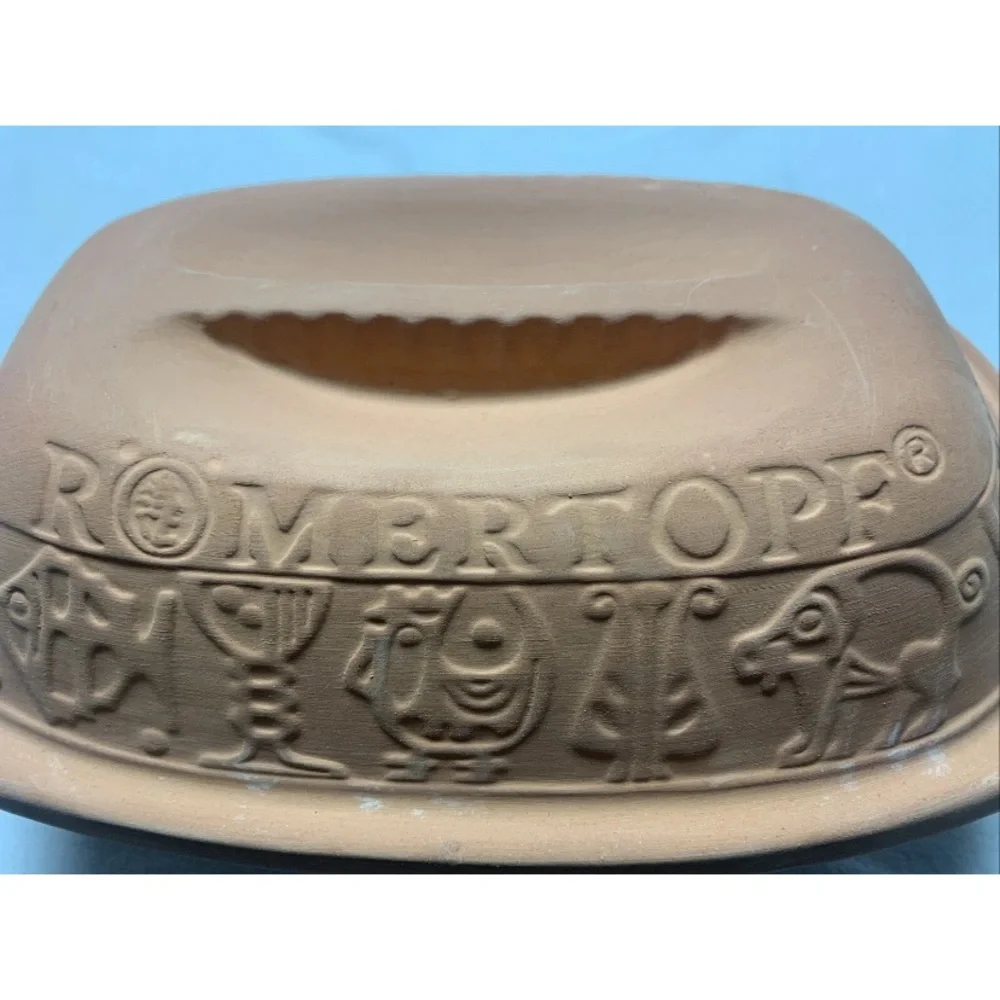 Vintage ROMERTOPF Terra Cotta Clay Baker 111, Made in West Germany- NEW - Picture 4 of 6